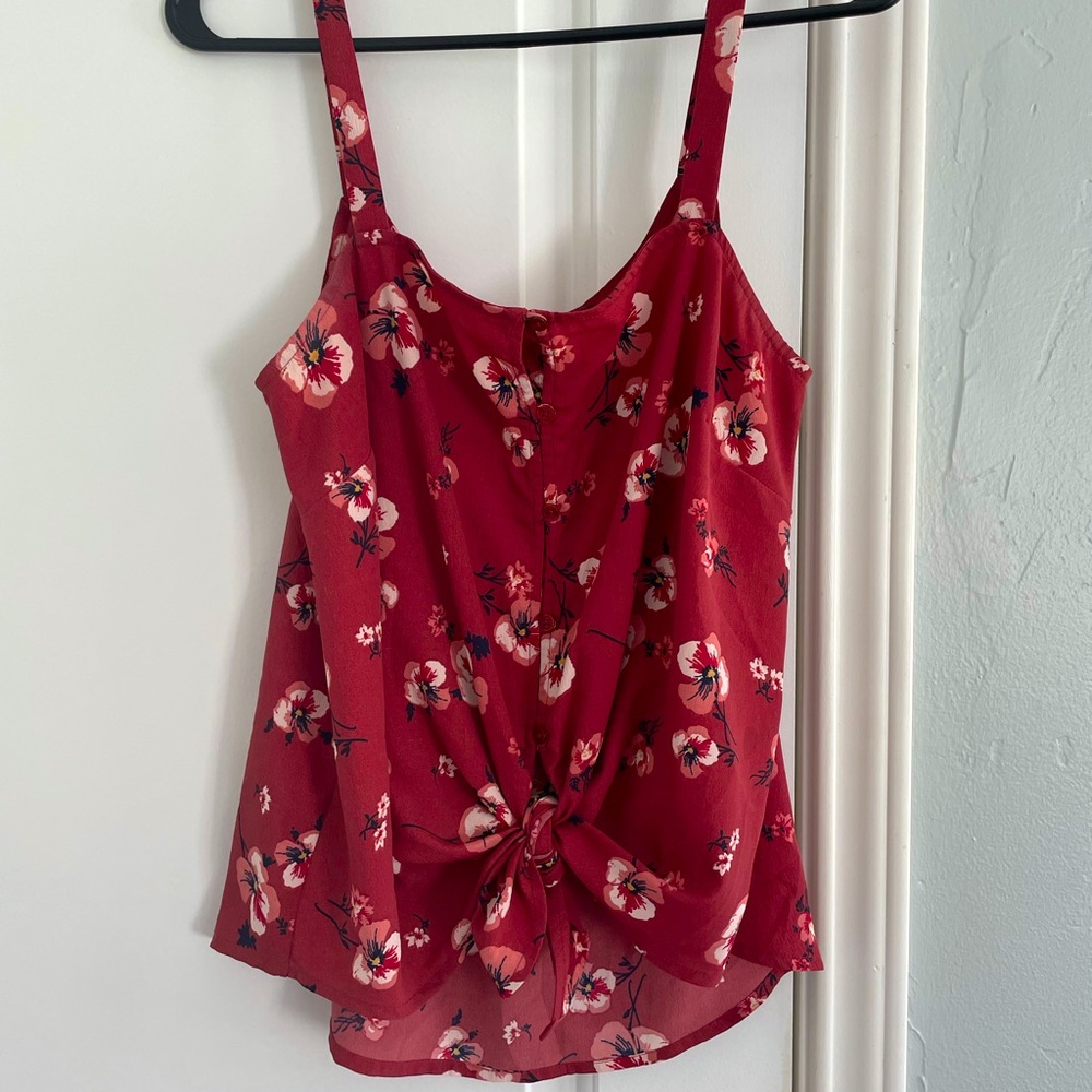 Band of gypsies floral tank